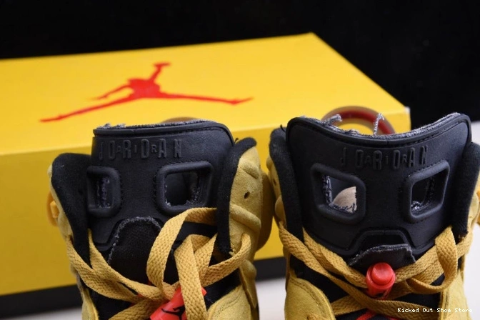 Kick Theory X SCOTT TRAVIS CN1084-300 YELLOW JORDAN 6 AIR 0630